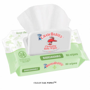 Pack of 5 Biodegradable Baby Wipes, Each Contain 80 Count