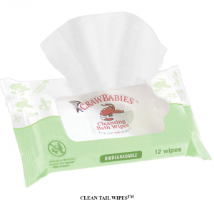 Pack of 5 Biodegradable Bath Wipes, Each Contain 12 Count
